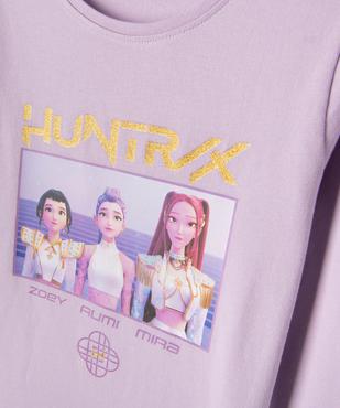 Pyjama bicolore à motif fille - K-Pop Demon Hunters vue2 - KPOP DEMON HUNTERS - GEMO
