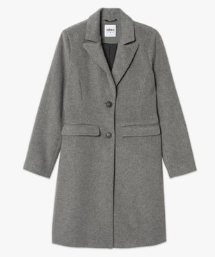 Manteau femme mi-long à col tailleur vue4 - GEMO(FEMME PAP) - GEMO