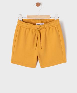 Short en maille French Terry avec taille élastique bébé garçon vue1 - GEMO(BEBE DEBT) - GEMO