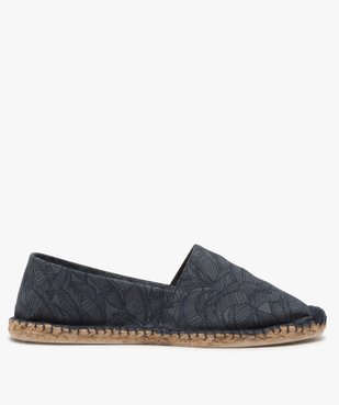 Espadrilles homme en coton bio motif végétal - Mieux vue1 - GEMO C4G HOMME - GEMO
