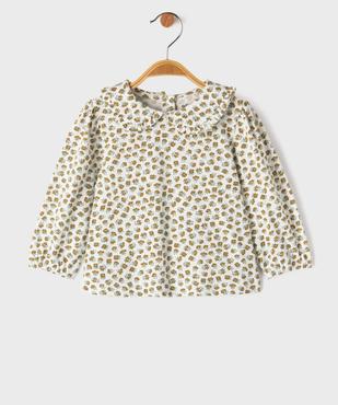 Ensemble bébé fille robe à bretelles et tee-shirt à manches longues vue2 - GEMO 4G BEBE - GEMO