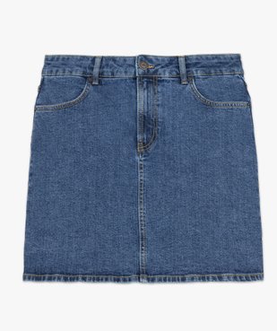 Jupe femme en jean extensible vue4 - GEMO(FEMME PAP) - GEMO