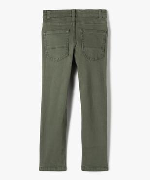 Pantalon chino slim 5 poches garçon vue4 - GEMO (ENFANT) - GEMO