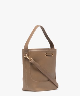 Sac seau à bandoulière amovible femme vue2 - GEMO (ACCESS) - GEMO