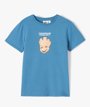 Tee-shirt garçon à manches courtes imprimé Grut devant et dos - Marvel vue1 - GROOT - GEMO