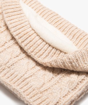 Echarpe snood doublée polaire bébé fille vue2 - GEMO(BEBE DEBT) - GEMO