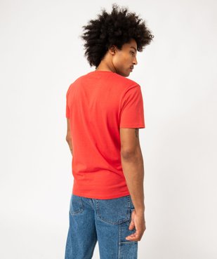 Tee-shirt manches courtes en coton imprimé homme - Roadsign vue3 - ROADSIGN D - GEMO