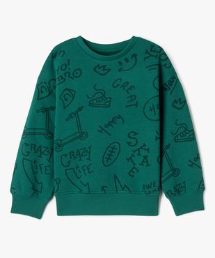 Sweat à motifs garçon vue1 - GEMO (ENFANT) - GEMO