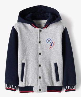 Sweat garçon à capuche amovible – Lulu Castagnette vue2 - LULUCASTAGNETTE - GEMO