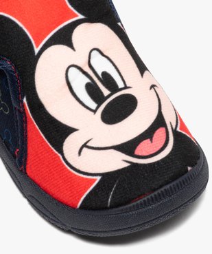 Chaussons bébé bottillons à scratch - Mickey vue6 - MICKEY - GEMO