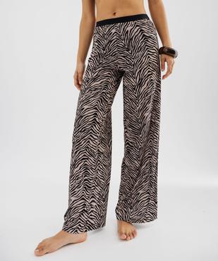 Pantalon de plage en maille fluide femme vue2 - GEMO 4G FEMME - GEMO