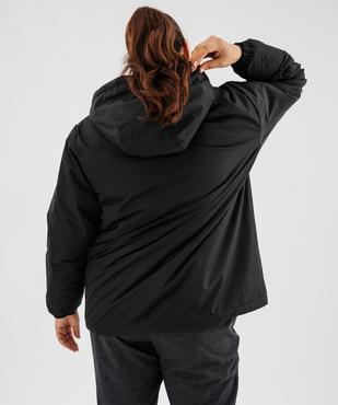 Blouson imperméable à capuche avec doublure chaude femme grande taille vue4 - GEMO (G TAILLE) - GEMO