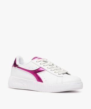 Baskets femme avec empiècements irisés - Diadora vue2 - DIADORA - GEMO