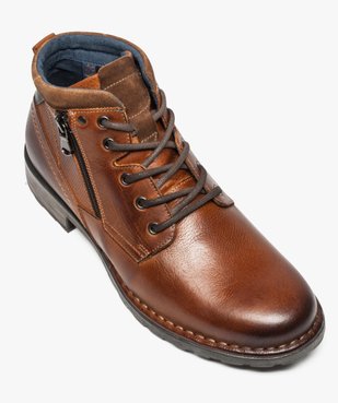 Boots homme style workwear vue5 - GEMO (CASUAL) - GEMO