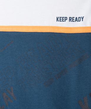 Tee-shirt manches longues graphique garçon vue2 - GEMO (ENFANT) - GEMO