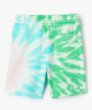 Bermuda garçon en maille effet tie and dye vue3 - GEMO (ENFANT) - GEMO