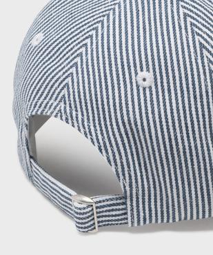 Casquette baseball à rayures femme - LuluCastagnette vue2 - LULU CASTAGNETT - GEMO