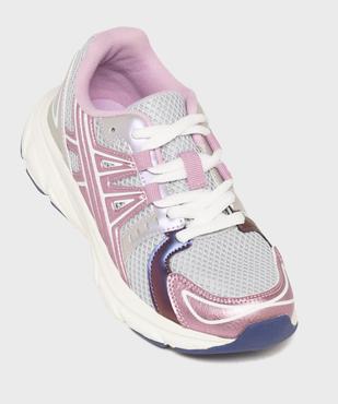 Baskets fille running en mesh avec détails effet métallisé vue5 - LOVELY WINGS - GEMO