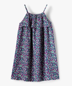 Robe fille à fines bretelles et volant sur le col vue3 - Nikesneakers (ENFANT) - Nikesneakers