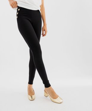 Legging avec boutons sur les hanches femme vue6 - GEMO(FEMME PAP) - GEMO