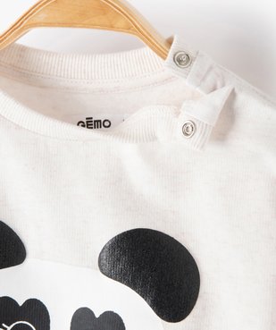 Sweat bébé fille avec motif animal sur l’avant vue2 - GEMO C4G BEBE - GEMO