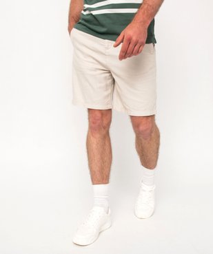 Tee-shirt à manches courtes avec motif palmiers homme vue1 - GEMO (HOMME) - GEMO