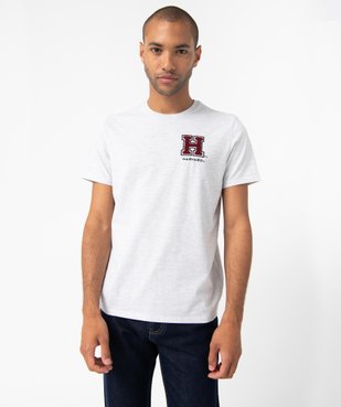 Tee-shirt homme à manches courtes avec logos - Harvard vue1 - HARVARD - GEMO