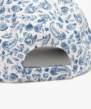 Casquette à motifs fleuris et message brodé fille vue3 - GEMO 4G FILLE - GEMO