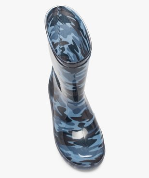 Bottes de pluie garçon motif camouflage vue5 - GEMO (ENFANT) - GEMO