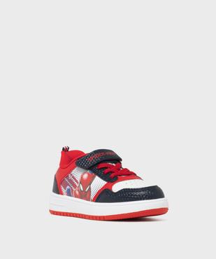 Baskets basses à lacets élastiques et scratch garçon - Spiderman vue2 - SPIDERMAN - GEMO
