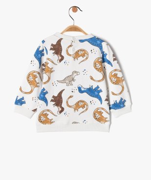 Sweat bébé garçon imprimé dinosaures vue3 - GEMO(BEBE DEBT) - GEMO