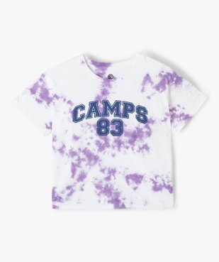 Tee-shirt fille large avec motif tie-and-dye - Camps United vue2 - CAMPS UNITED - GEMO