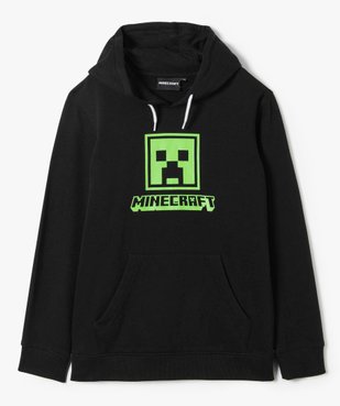 Sweat garçon à capuche avec motif - Minecraft vue1 - MINECRAFT - GEMO