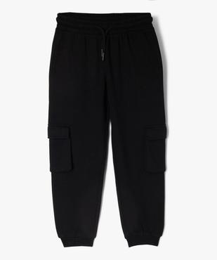 Pantalon de jogging avec poches à rabat fille vue1 - GEMO 4G FILLE - GEMO