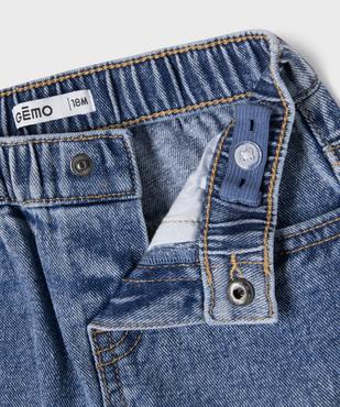 Jean à motifs streetwear avec taille ajustable bébé garçon  vue3 - GEMO(BEBE DEBT) - GEMO