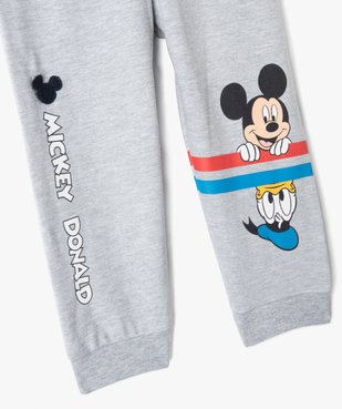 Pantalon de jogging bébé garçon en molleton imprimé Mickey et Donald - Disney vue2 - DISNEY CLASSIQU - GEMO