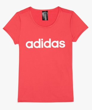 Tee-shirt fille respirant avec empiècement mesh au dos - Adidas vue1 - ADIDAS - GEMO