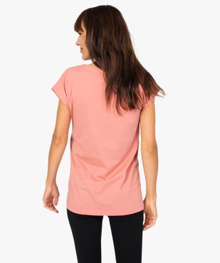 Tee-shirt de grossesse loose à manches courtes - Disney vue3 - DISNEY DTR - GEMO
