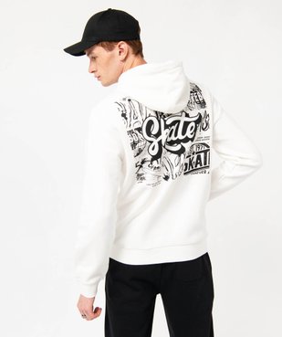 Sweat à capuche molletonné homme vue3 - GEMO 4G HOMME - GEMO