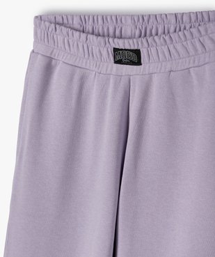 Jogging fille en jersey fin et taille élastiquée vue2 - GEMO (JUNIOR) - GEMO