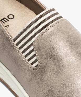Mocassins femme sport à ouverture élastiquée vue6 - GEMO (CONFORT) - GEMO