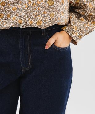 Jean barrel femme grande taille vue2 - GEMO 4G GT - GEMO