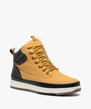 Boots homme à col rembourré et semelle renforcée vue2 - GEMO (CASUAL) - GEMO
