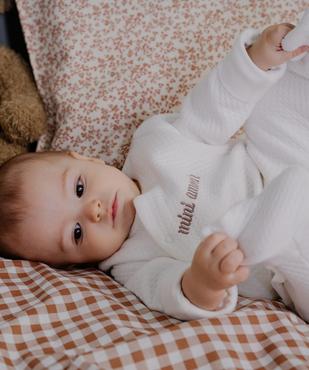 Pyjama dors-bien à ouverture devant avec moufles intégrées bébé vue5 - GEMO(BB COUCHE) - GEMO