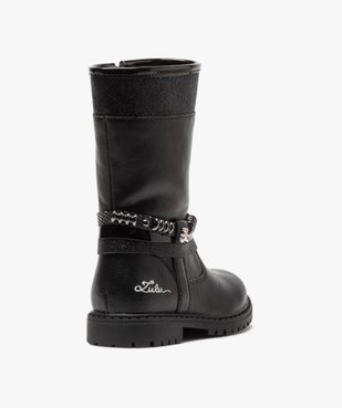 Bottes fille à brides décoratives - Lulu Castagnette vue4 - LULU CASTAGNETT - GEMO