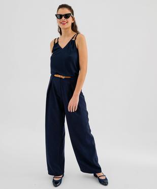 Débardeur à fines bretelles et perles femme vue4 - GEMO(FEMME PAP) - GEMO