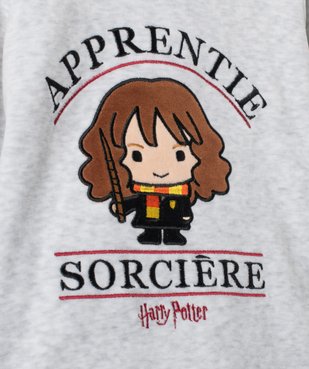 Pyjama enfant en velours imprimé Hermione - Harry Potter vue2 - HARRY POTTER - GEMO