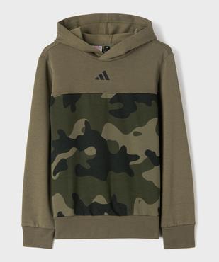 Sweat à capuche à motif camouflage garçon - Adidas vue2 - ADIDAS - GEMO