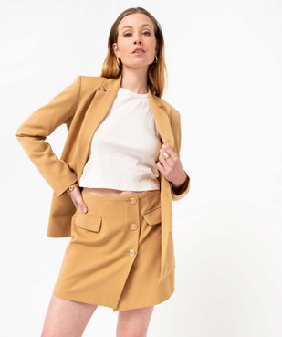 Jupe femme fermée par boutons fantaisie vue5 - GEMO(FEMME PAP) - GEMO