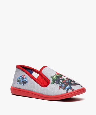 Chaussons garçon à enfiler imprimés - Avengers vue2 - AVENGERS - GEMO